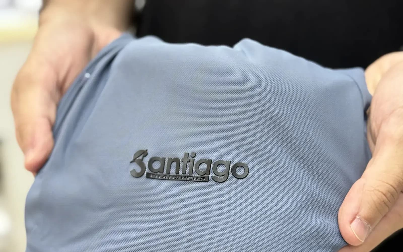 Peça de moda praia com estampa aplicada em transfer térmico